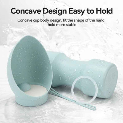 ROJECO Foldable Pet Water Bottle for Dogs & Cats – Leakproof Outdoor Drinking Bottle