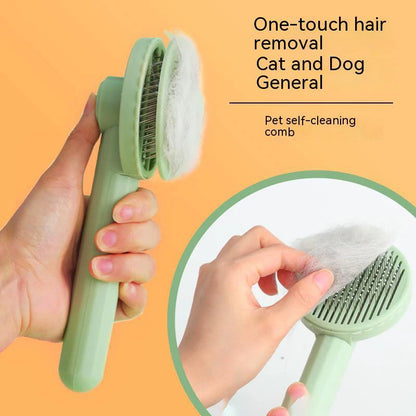 PawGroom™ – Stainless Steel Pet Brush & Comb