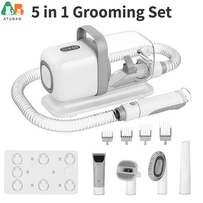 PawGroom Pro™ – 7-in-1 Pet Grooming Vacuum Kit