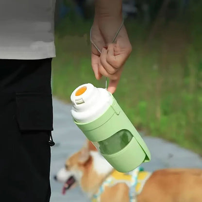 PawSip™ – 2-in-1 Foldable Pet Travel Bottle