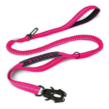 TactiLeash™ – Reflective Shock-Absorbing Bungee Leash