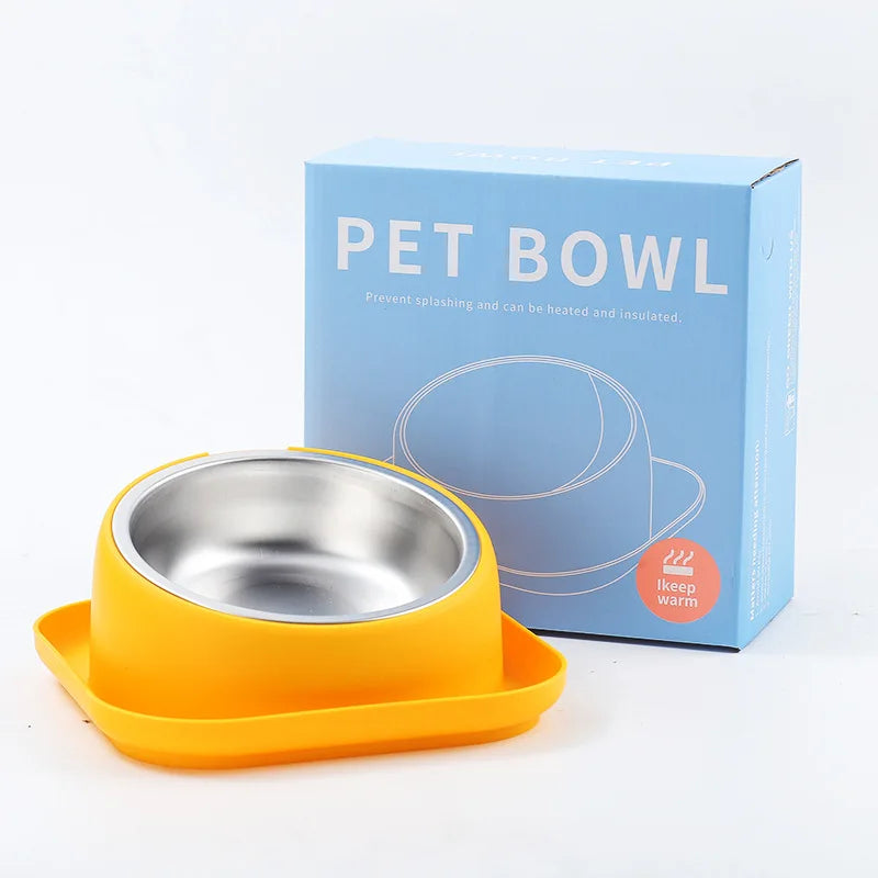 NeckGuard™ – 15° Tilt Anti-Slip Pet Feeding Bowl