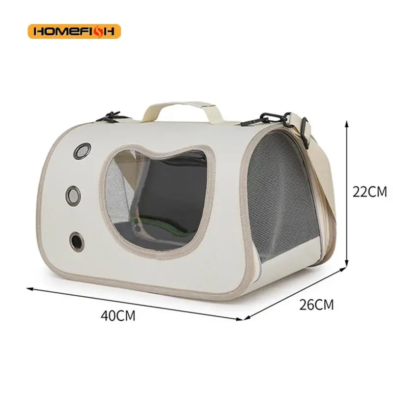 Foldable Pet Carrier Bag for Small Dogs & Cats