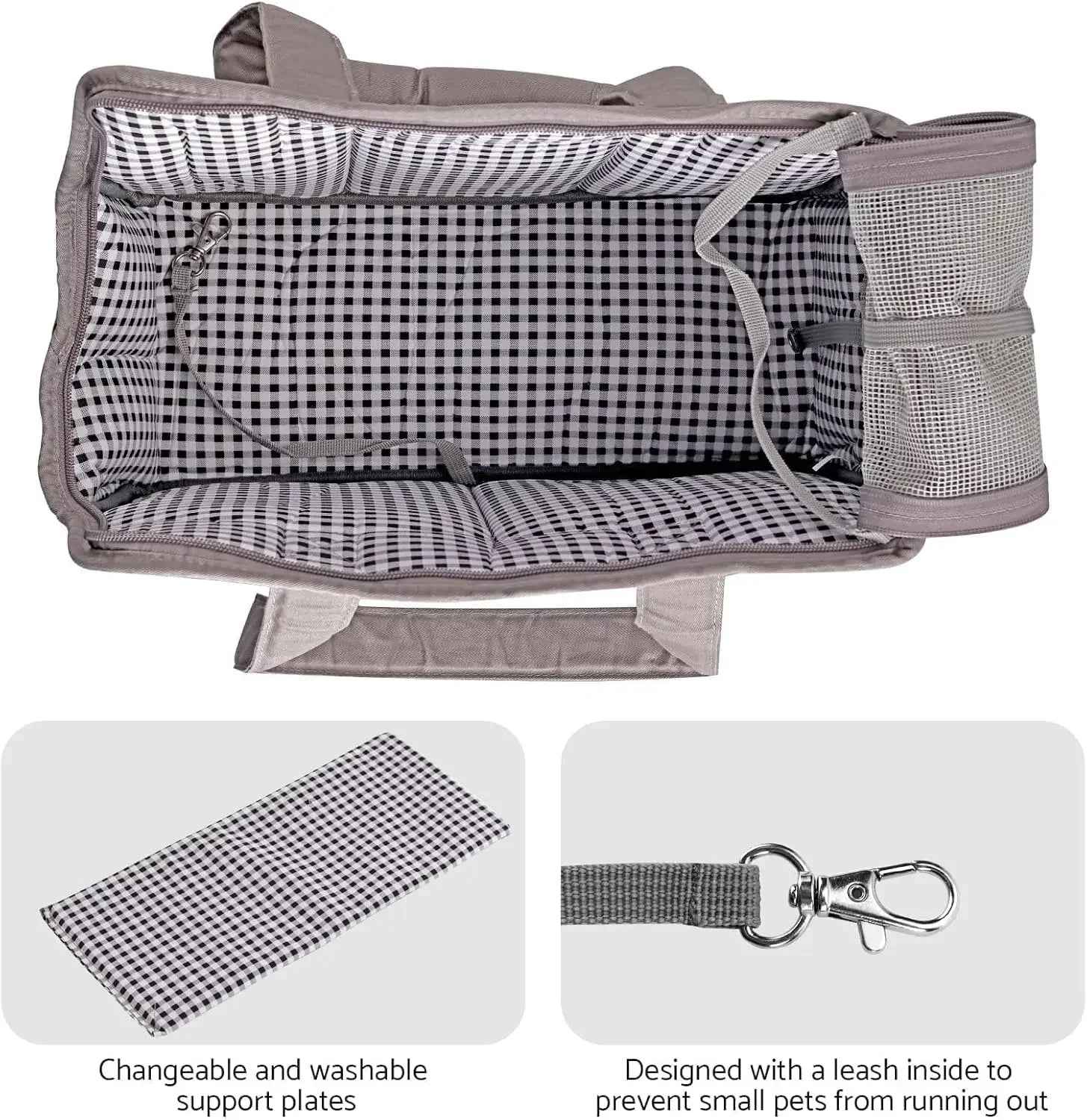 Maxetodo Small Pet Carrier for Cats & Dogs – Portable Travel Bag