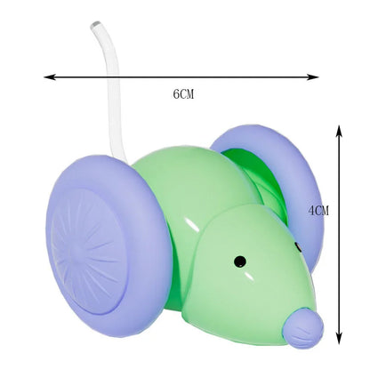 Rechargeable Electric Mouse Car Toy – Interactive Smart Cat Toy
