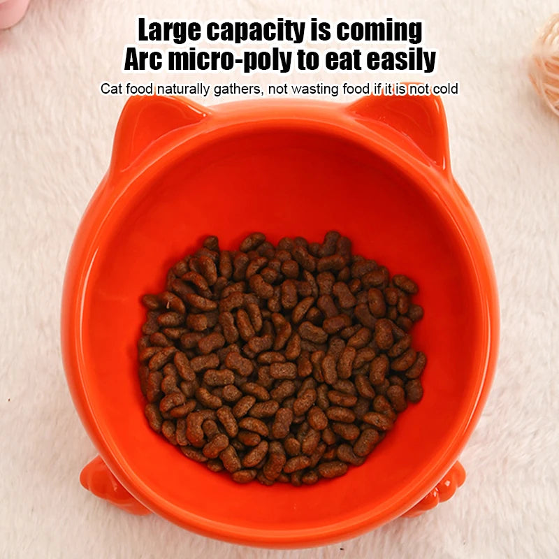 PawLift™ – Elevated Ceramic Bowl for Cats & Dogs