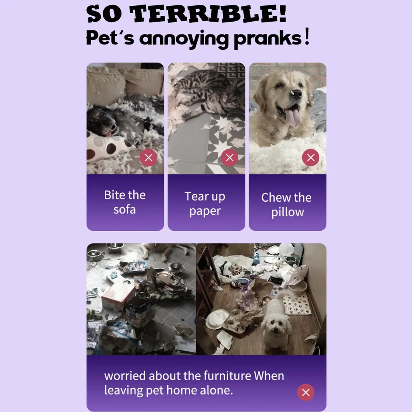 Anti-Scratch & Chew Repellent Spray for Cats and Dogs – Furniture Protector