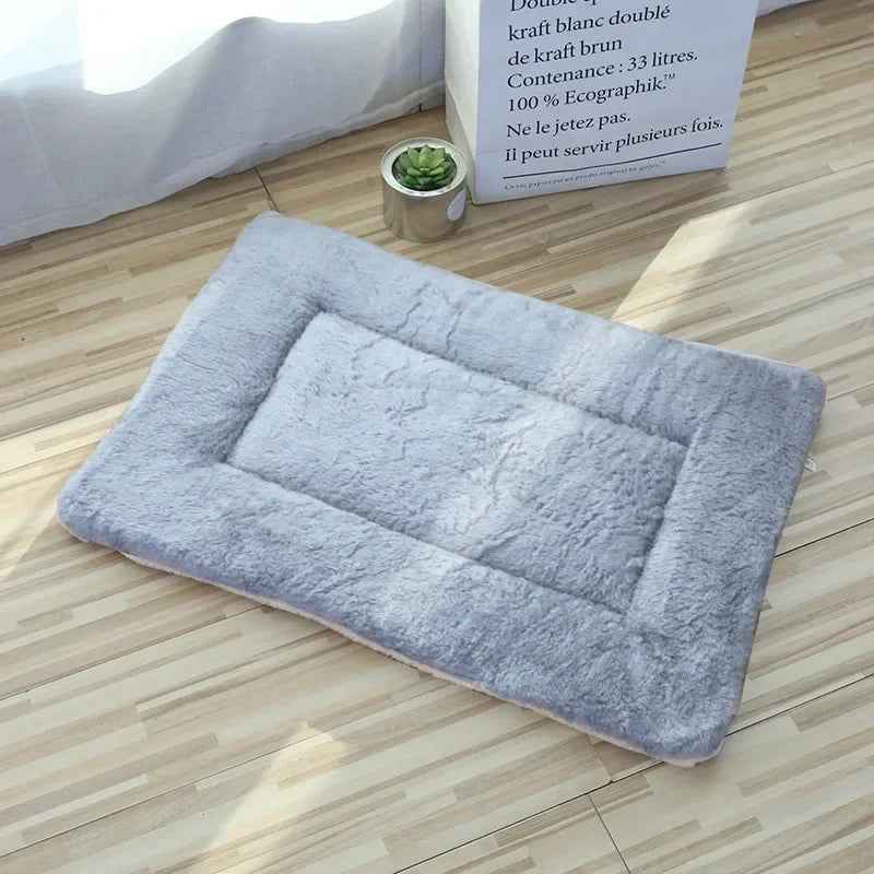 Cozy Double-Sided Pet Mat – Plush Sleeping Bed for Cats & Small Dogs, Warm Kitten Cushion & Sofa Pad
