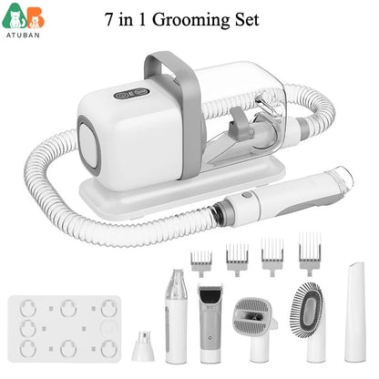 PawGroom Pro™ – 7-in-1 Pet Grooming Vacuum Kit