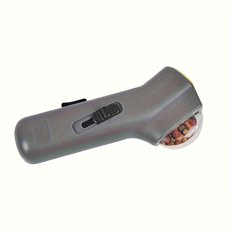 Interactive PET Treat Launcher - Easy-Grip Dog & Cat Snack Shooter, Fun Training Dispenser Toy for Pets, Ideal Gift for Dog Lovers