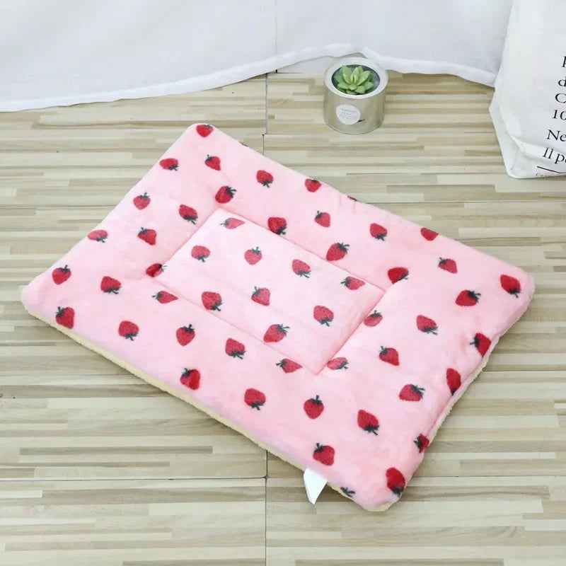 Cozy Double-Sided Pet Mat – Plush Sleeping Bed for Cats & Small Dogs, Warm Kitten Cushion & Sofa Pad