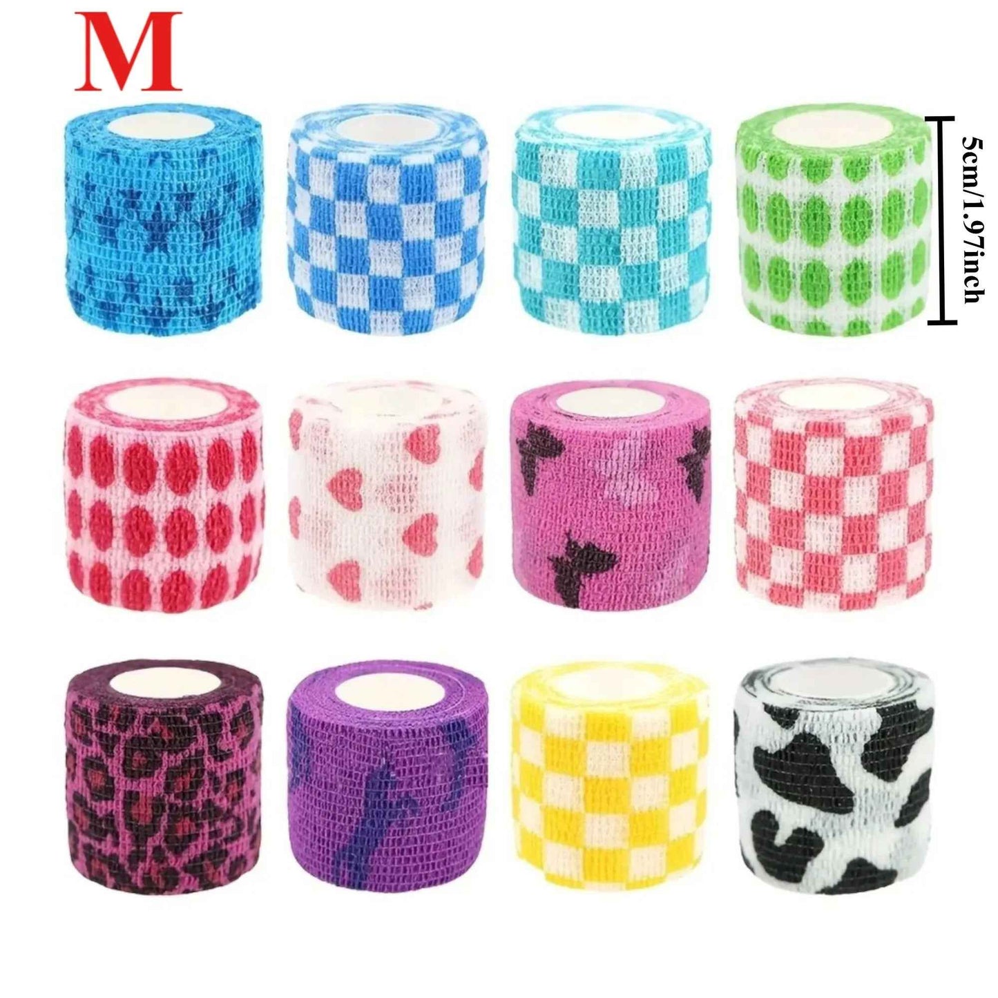 FlexiWrap™ – Self-Adhesive Elastic Bandage Tape (12/10pcs)