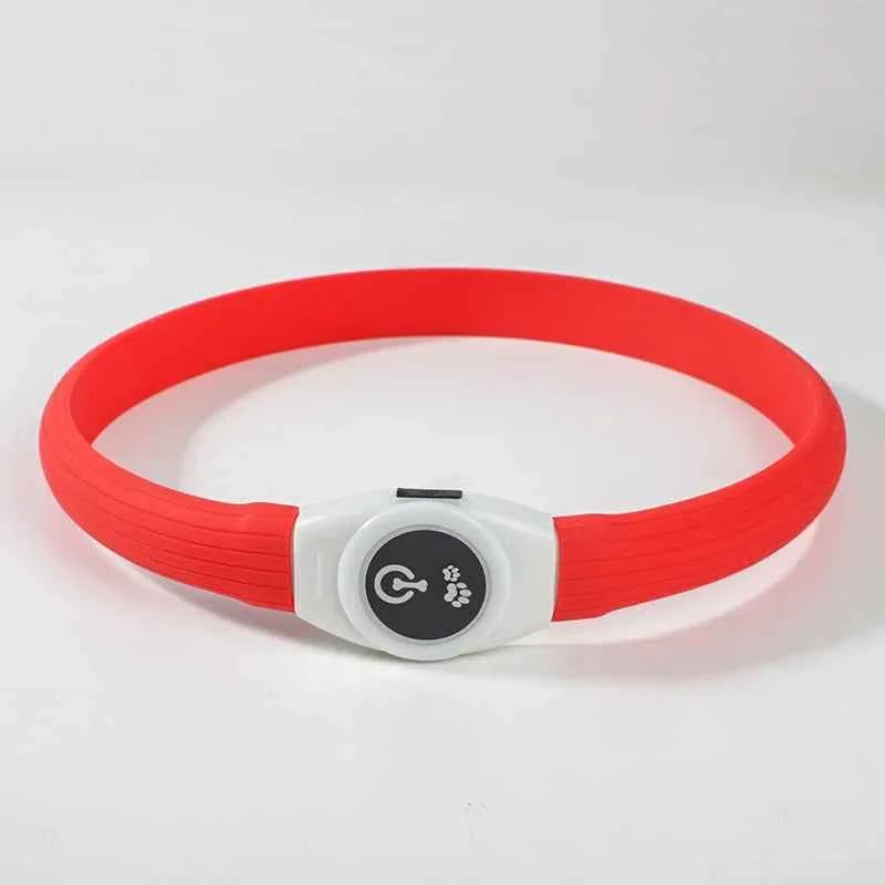 LED Dog Collar USB Rechargeable – Waterproof Glow Collar for Night Safety | Fits Small, Medium & Large Dogs