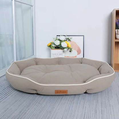 PawComfort™ Plush Sofa Bed — Spacious Winter Bed for Dogs & Cats