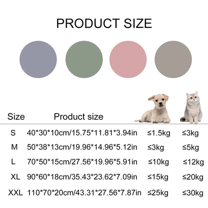 PawComfort™ Plush Sofa Bed — Spacious Winter Bed for Dogs & Cats