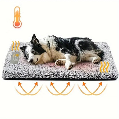 WarmPaw™ Anti-Slip Pet Mattress — Washable Winter Mat for Dogs & Cats