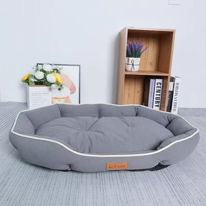 PawComfort™ Plush Sofa Bed — Spacious Winter Bed for Dogs & Cats