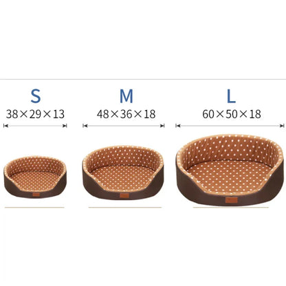 CloudCozy™ Reversible Plush Dog Bed — All-Season Sofa Kennel