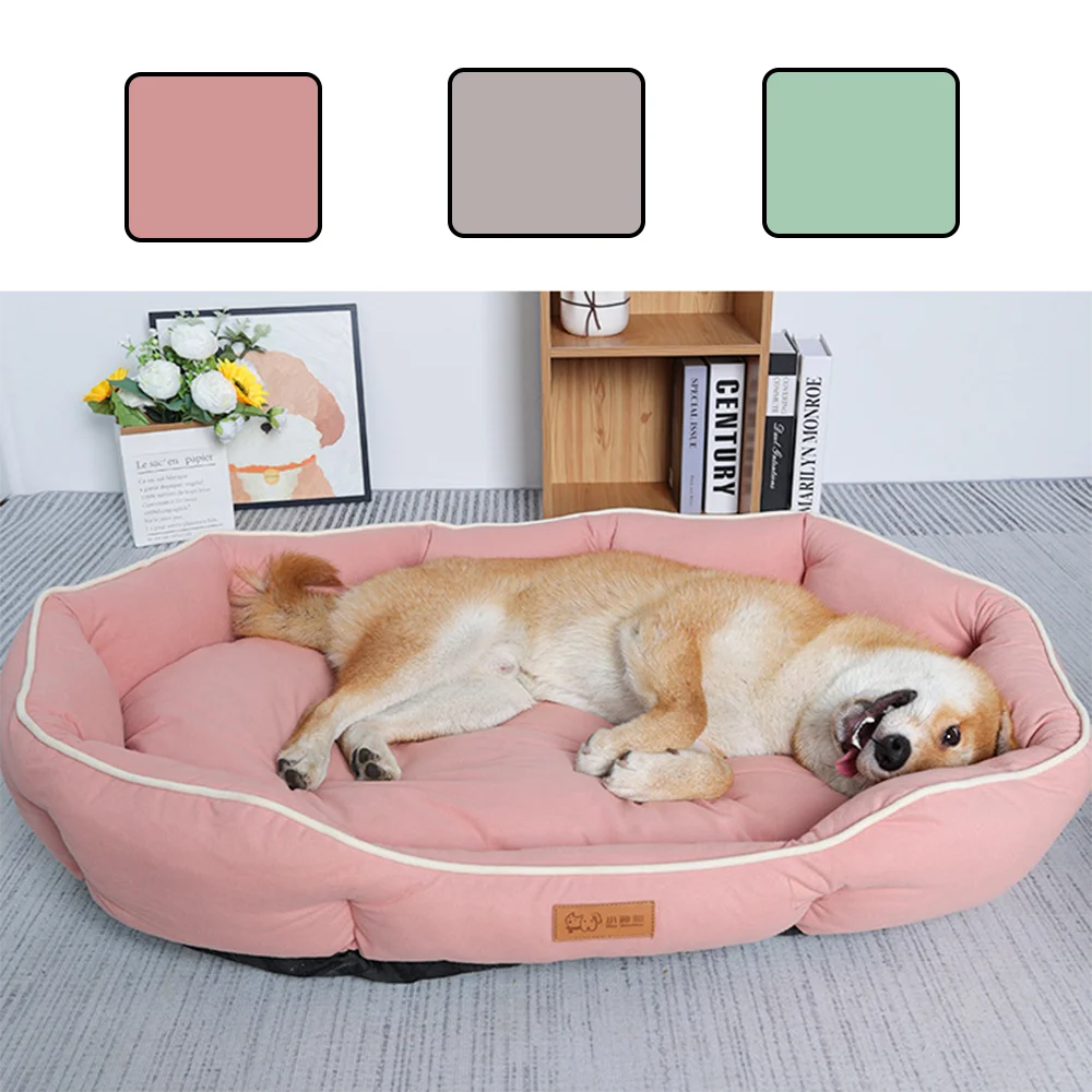 PawComfort™ Plush Sofa Bed — Spacious Winter Bed for Dogs & Cats