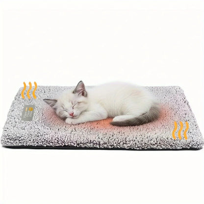 WarmPaw™ Anti-Slip Pet Mattress — Washable Winter Mat for Dogs & Cats