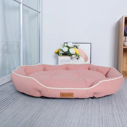 PawComfort™ Plush Sofa Bed — Spacious Winter Bed for Dogs & Cats