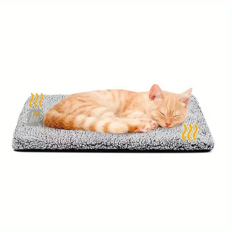 WarmPaw™ Anti-Slip Pet Mattress — Washable Winter Mat for Dogs & Cats