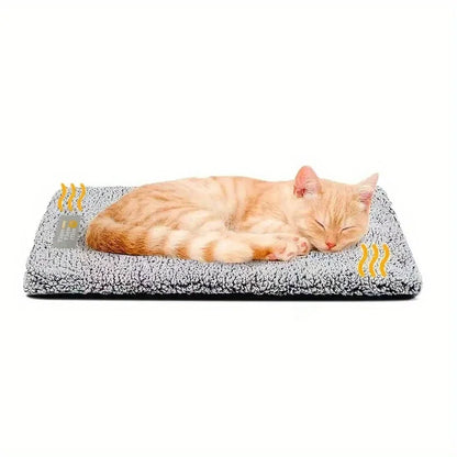 WarmPaw™ Anti-Slip Pet Mattress — Washable Winter Mat for Dogs & Cats