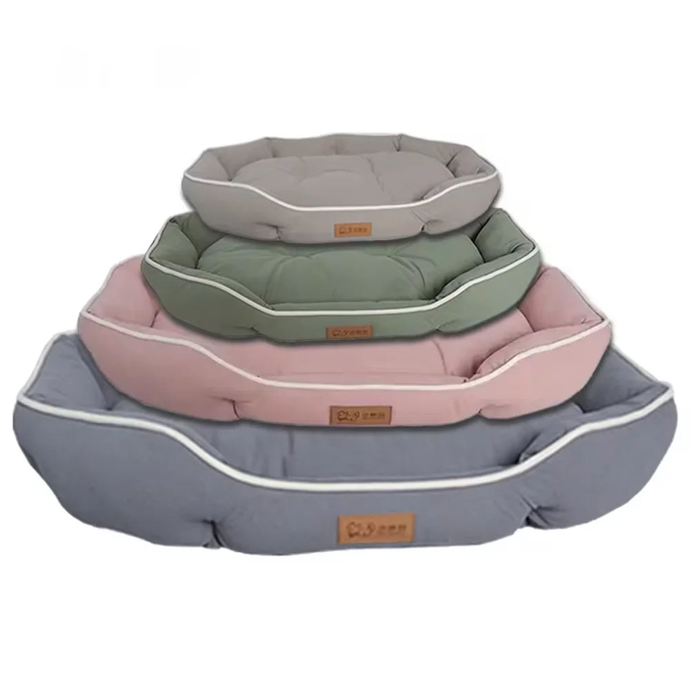 PawComfort™ Plush Sofa Bed — Spacious Winter Bed for Dogs & Cats