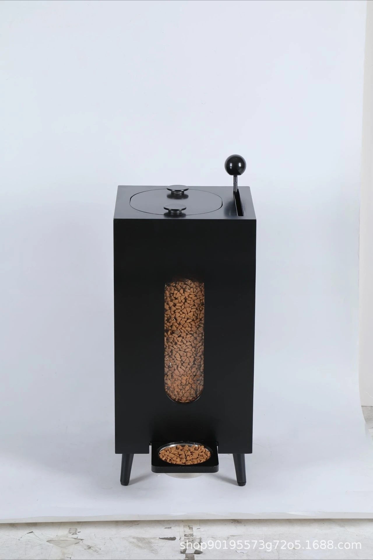 Retro Style Sealed Pet Food Storage Container for Cats & Dogs