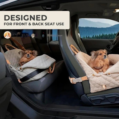LuxRide™ Waterproof Pet Carrier — Travel Handbag & Car Seat in One