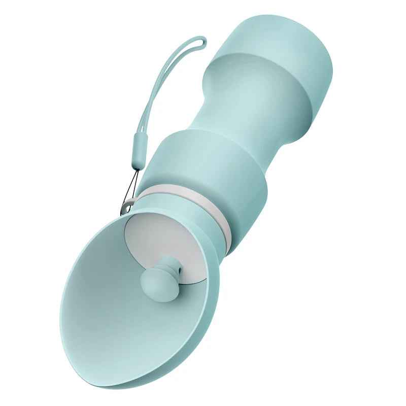 ROJECO Foldable Pet Water Bottle for Dogs & Cats – Leakproof Outdoor Drinking Bottle
