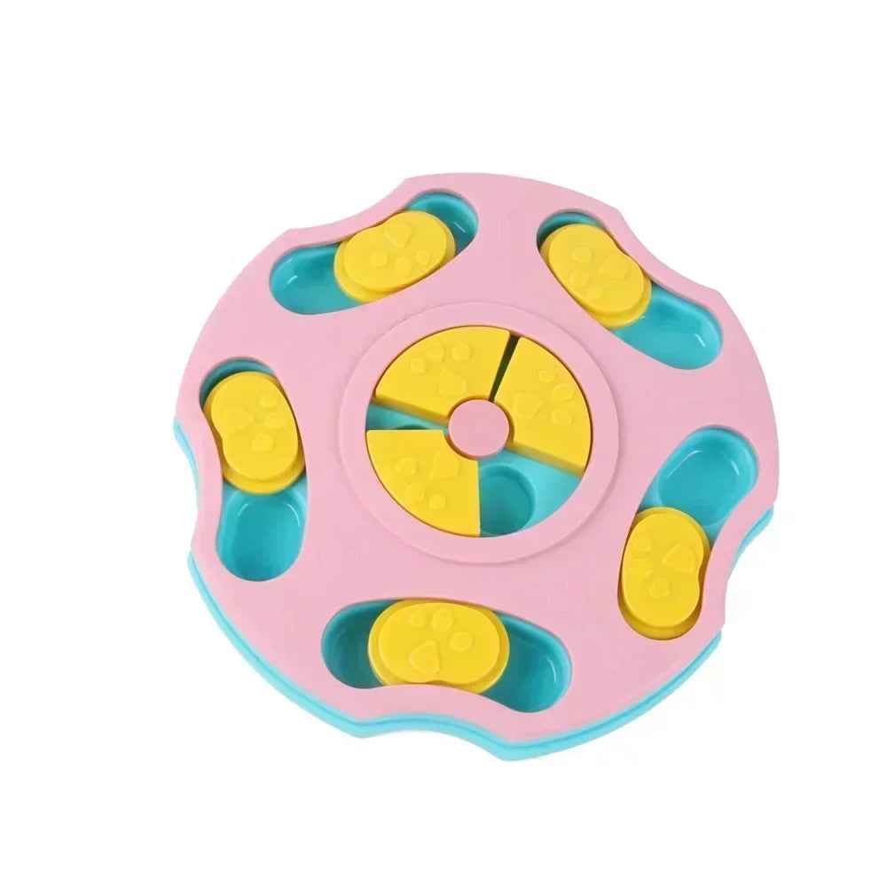 Interactive Dog Puzzle Feeder – Slow Eating & IQ Training Bowl for Dogs and Cats