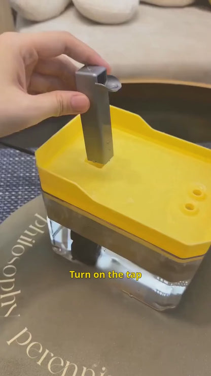 CrystalFlow™ – Transparent Automatic Cat Water Fountain