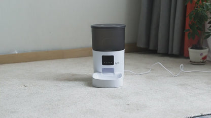 ROJECO Smart Automatic Pet Feeder with HD Camera & Voice Control